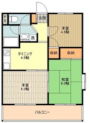 高瀬シティハイツの物件間取画像